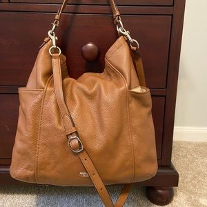 Coach Brown Leather Crossbody Purse